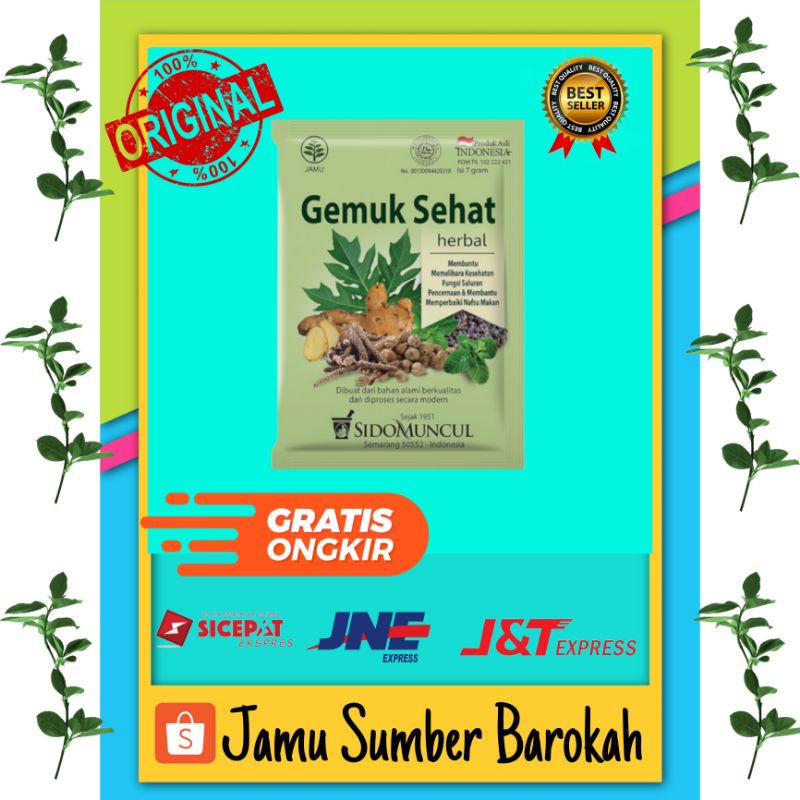 jamu gemuk sehat sidomuncul