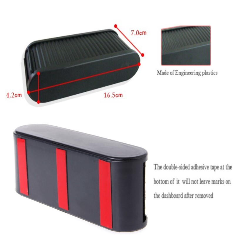 Sliding Car Storage Organizer | Mobil Tempat Penyimpanan Koin Kartu Tissue