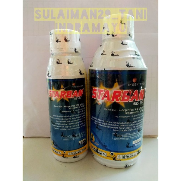 Starban 585EC Insektisida kemasan 400ml & 1L