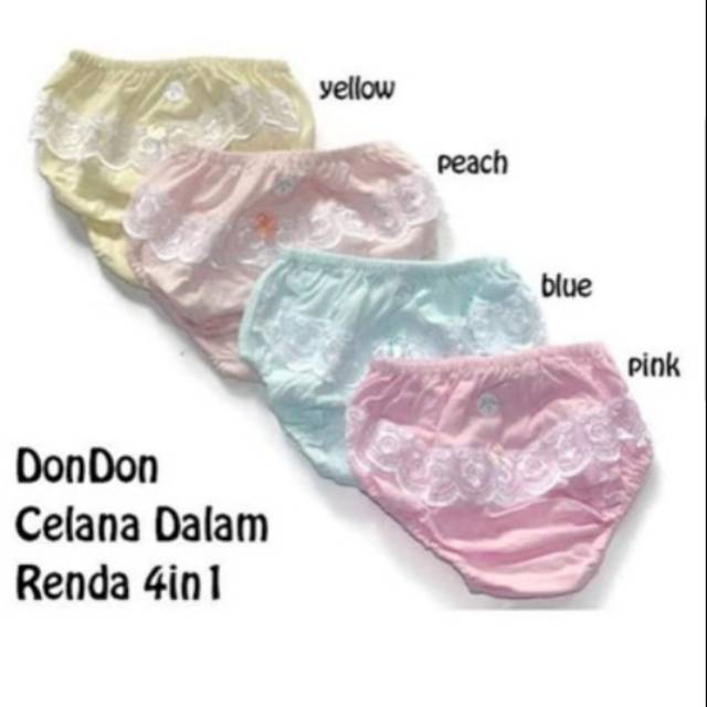 DON-DON CD ANAK CEWE WARNA/CELANA DALAM