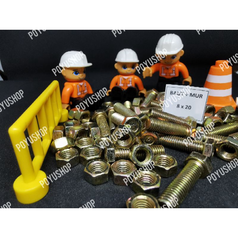 BAUT M8 X 20; BAUT M8 X 20 + MUR