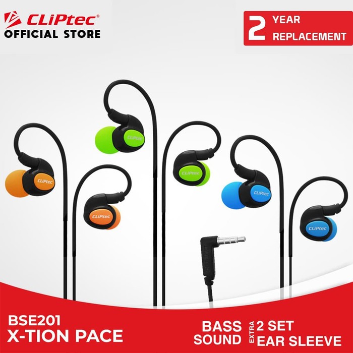 CLIPtec BSE 201 – Xtion-Pace Sport Earphone With Microphone