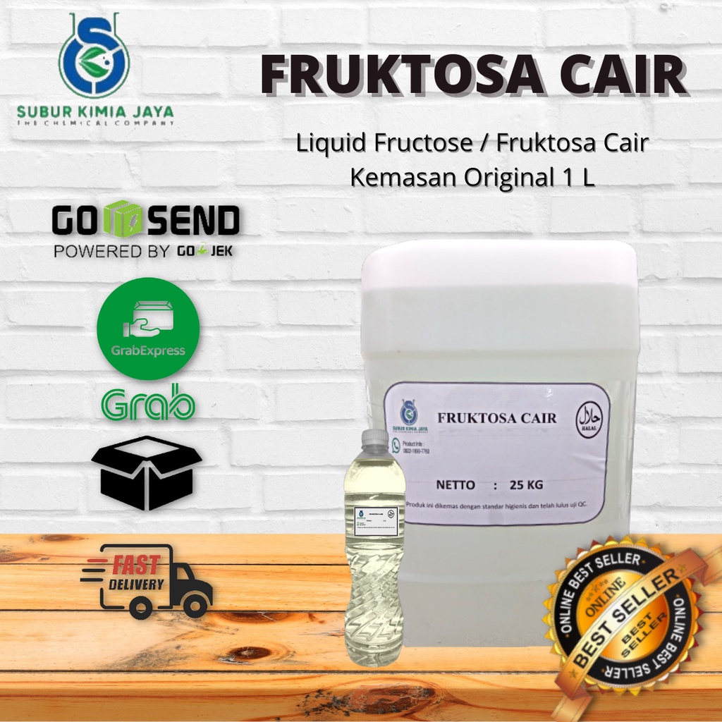 

Gula Cair / Fruktosa / Fructose / HFS 1 Kg Premium