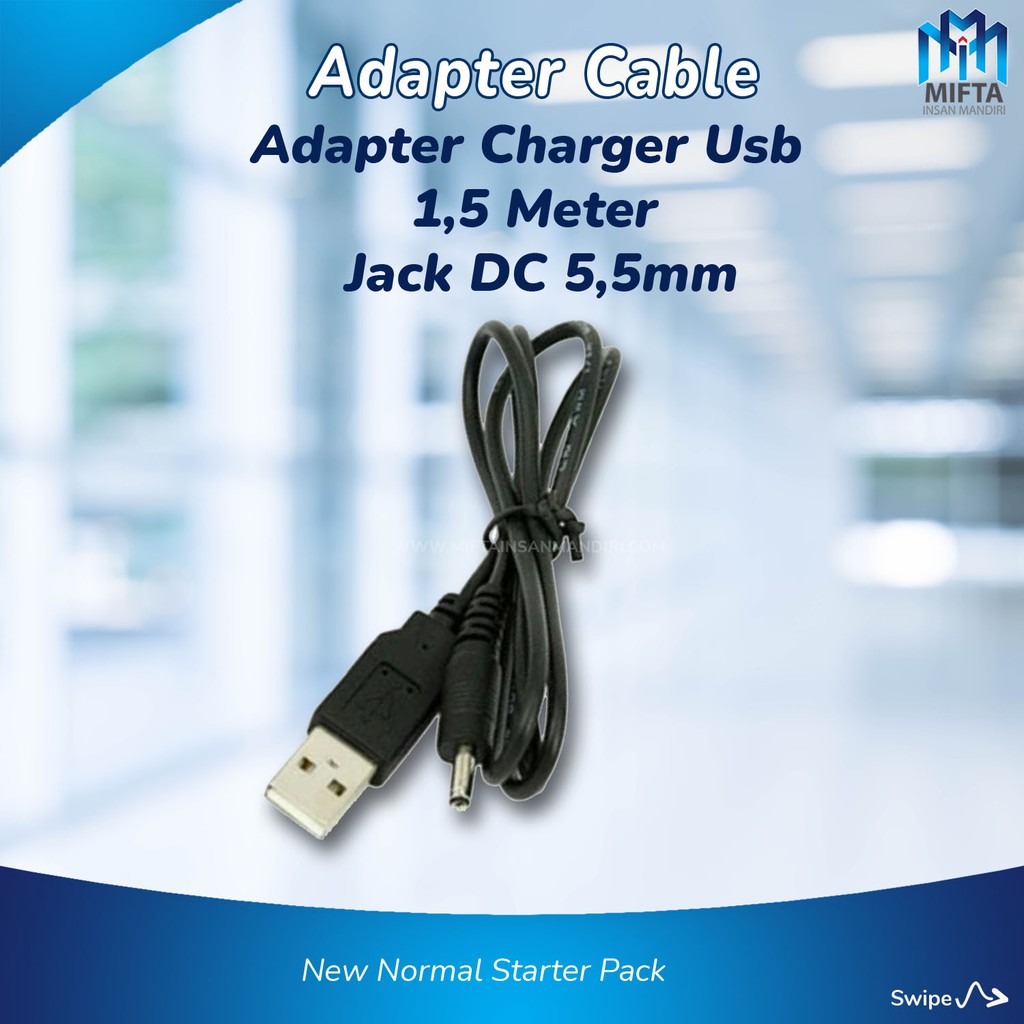 KABEL ADAPTOR / ADAPTER KABEL USB / ADAPTOR USB TO DC / ADAPTOR USB / KABEL ADAPTER USB