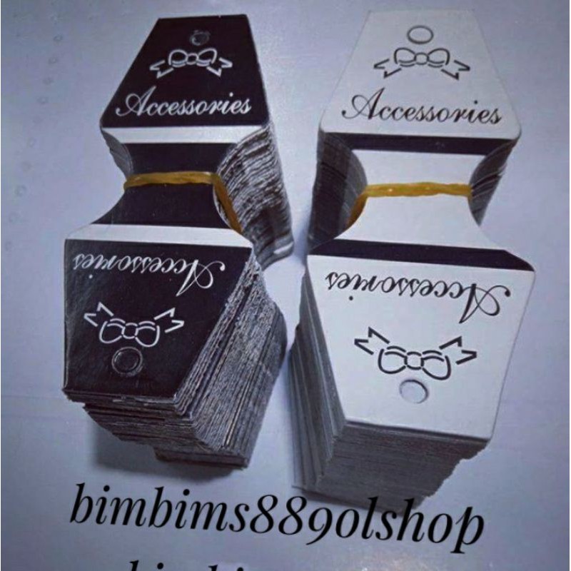 Card kalung/gelang isi 100