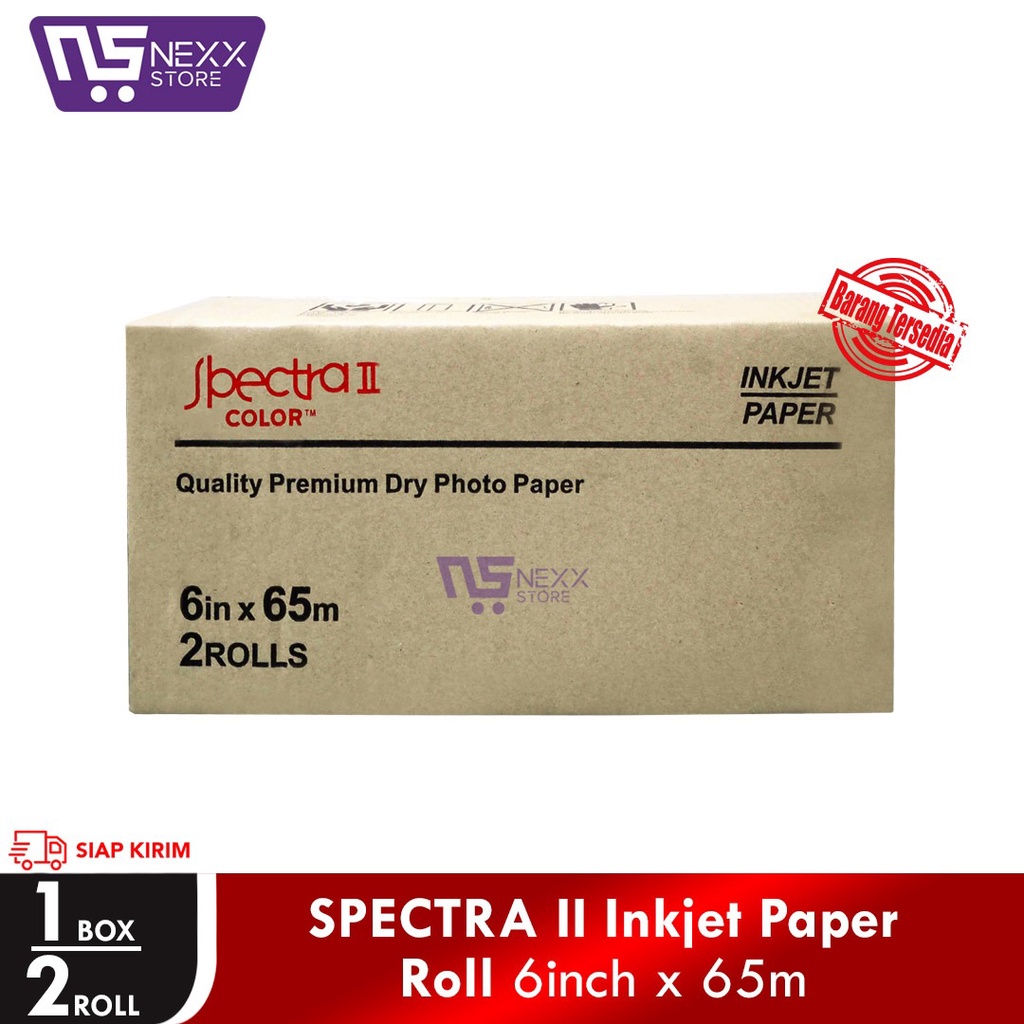 

SPECTRA II Inkjet Paper ROLL - 6 in x 65M