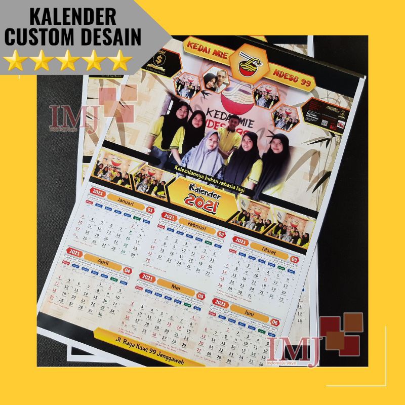 

Kalender custom foto/desain