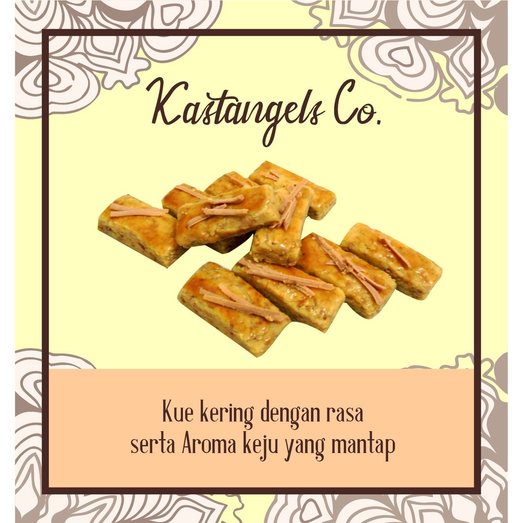 

OLIVIA BAKERY - Kastengels Cookies - Kue Kering Kastengel - Kue Keju