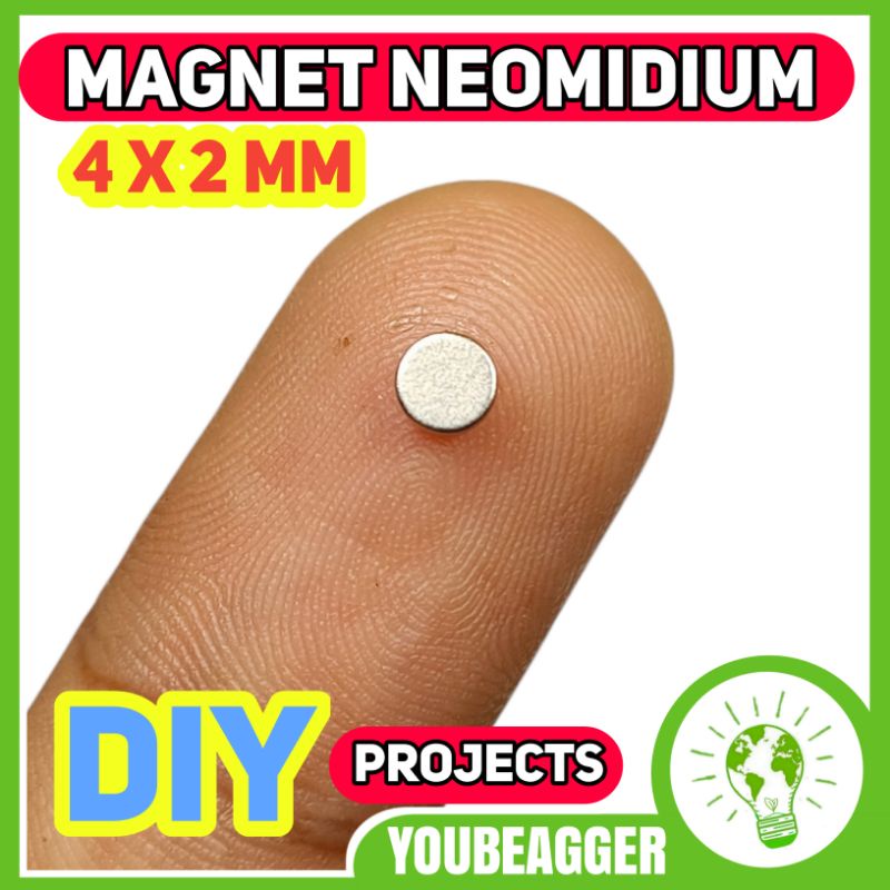 Magnet neomidium 4x22 mm untuk project KUNCI MOTOR RAHASIA