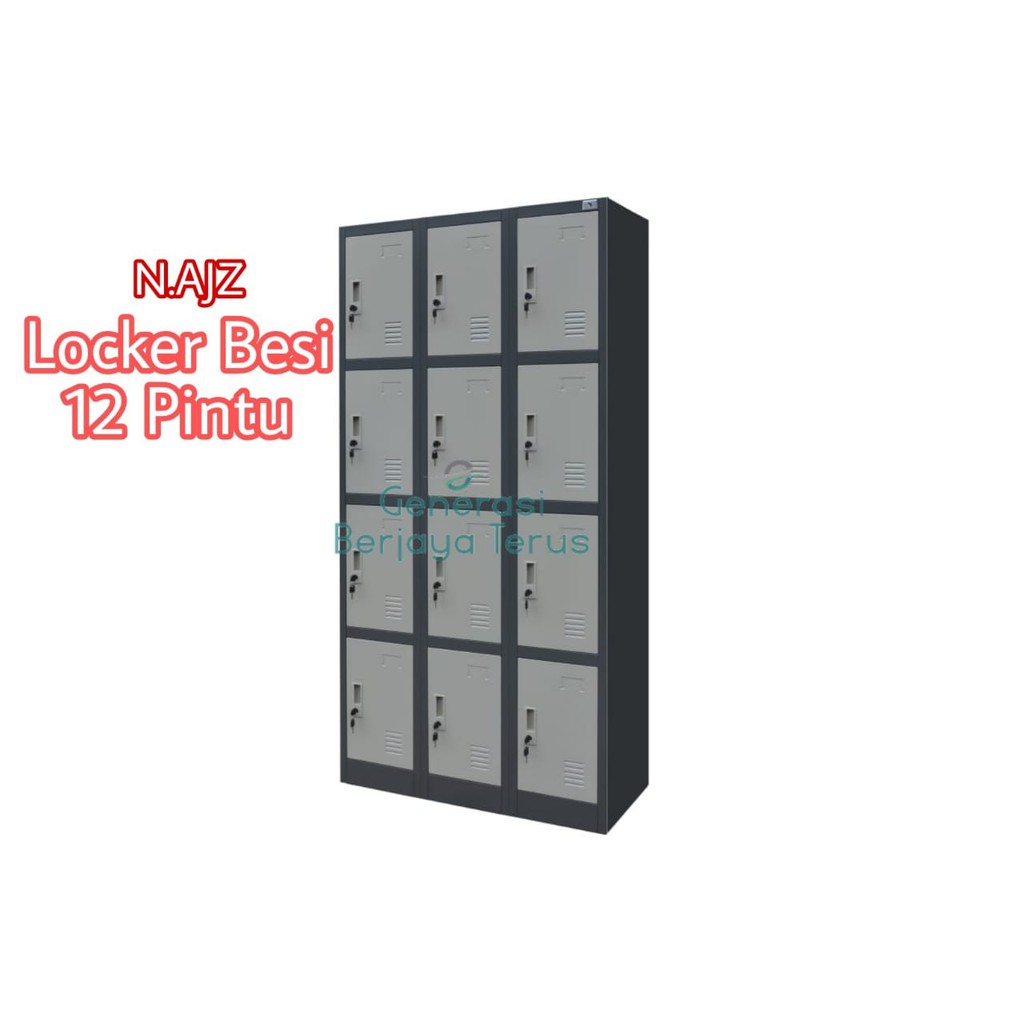 Locker Besi 12 Pintu/Locker 12P / Locker Besi / Locker 12 Pintu