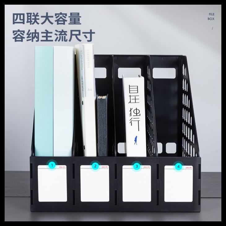 

TERBARU DELI FILE TRAY / RAK BOX FILE PLASTIK DUA WARNA 3/4 SEKAT 78990 78991 TERBARU