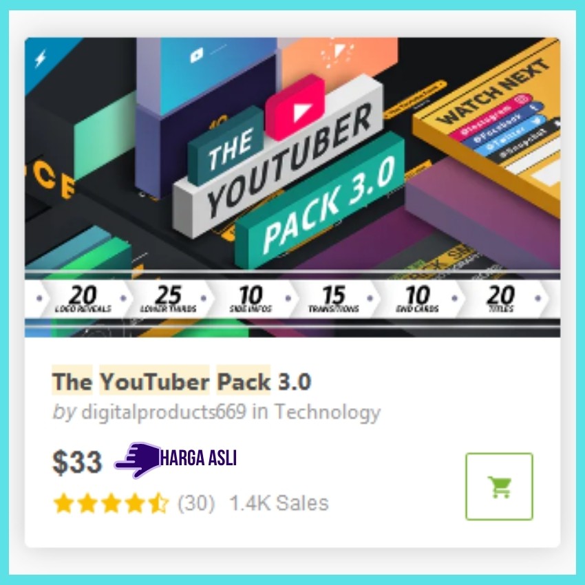 Profesional The YouTuber Pack 3.0, DGproducts - After Effects-1