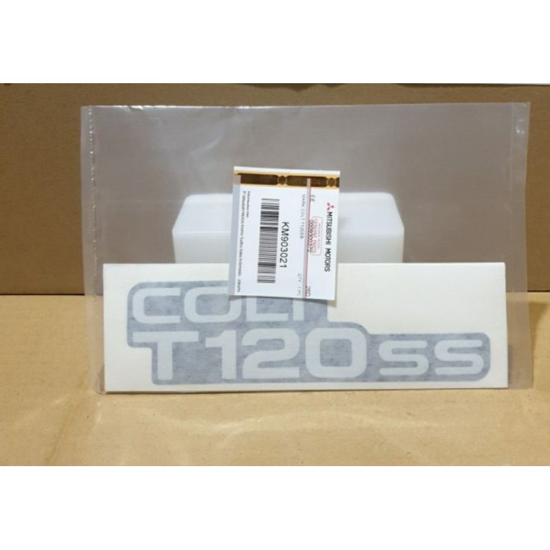 STIKER / STICKER COLT T120SS UNTUK DI MUKA DEPAN MITSUBISHI T120SS INJEKSI100% ASLI