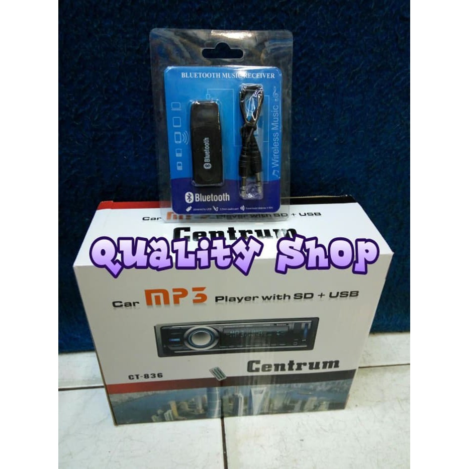 paket tape mobil Centrum + receiver bluetooth sparepart murah