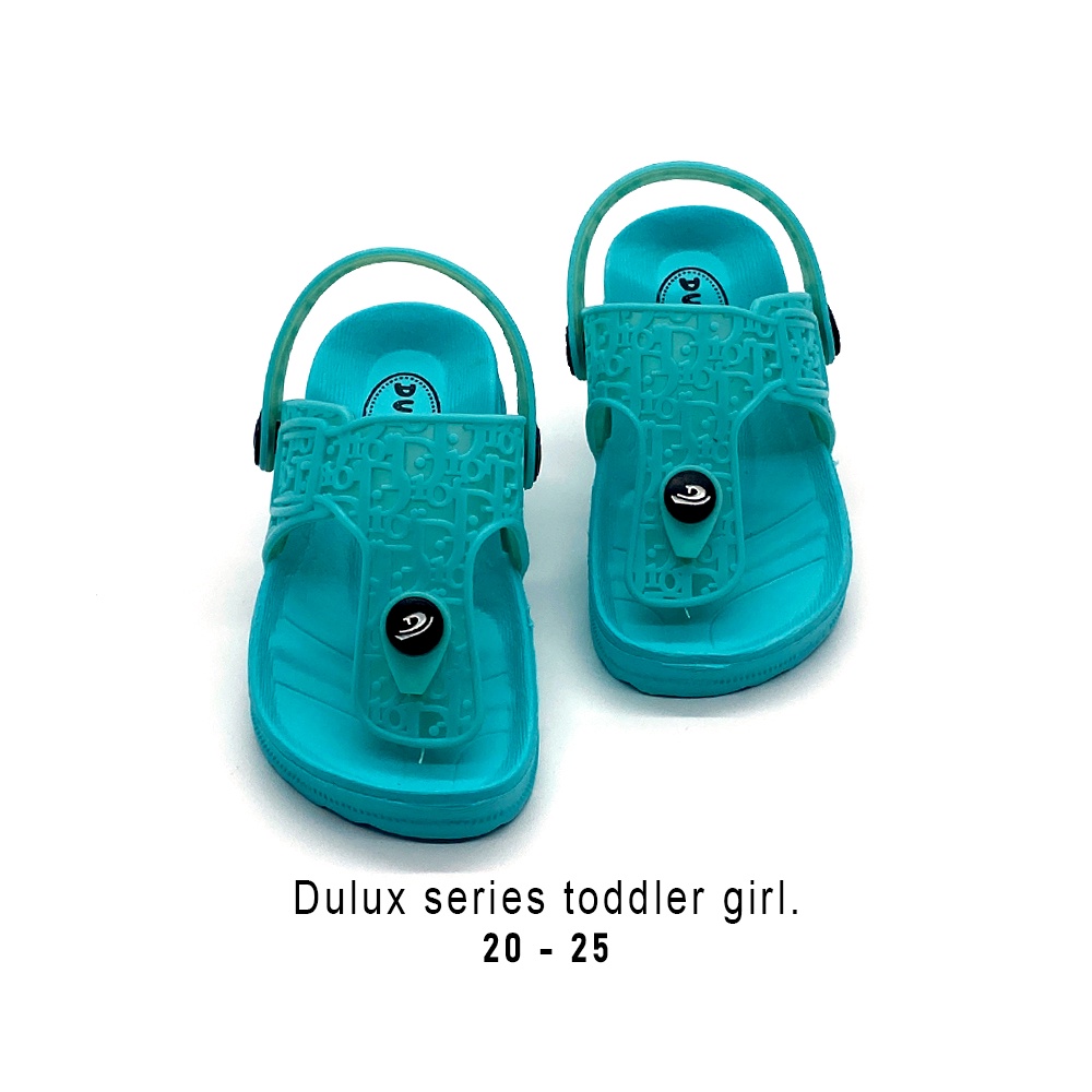AKS - Sandal Anak Perempuan Jepit Tali Belakang Model Kaca Batik Terbaru