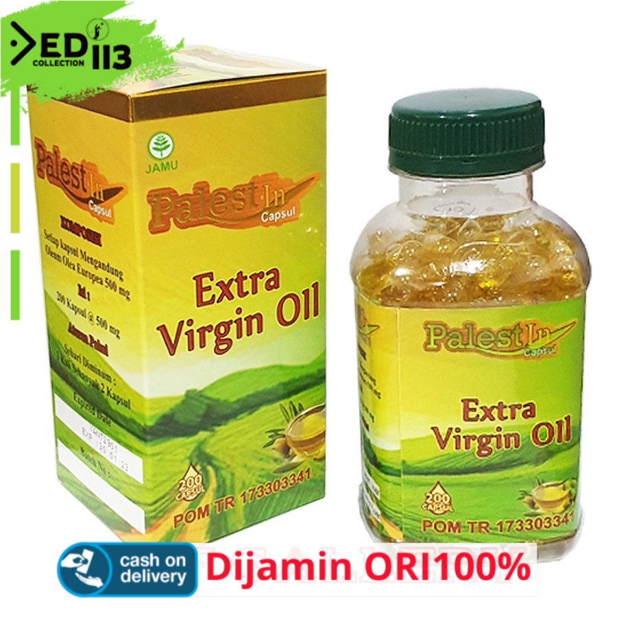 COD Zaitun PalestIn 200 kapsul | Extra Virgin Oil dijamin 100% Asli