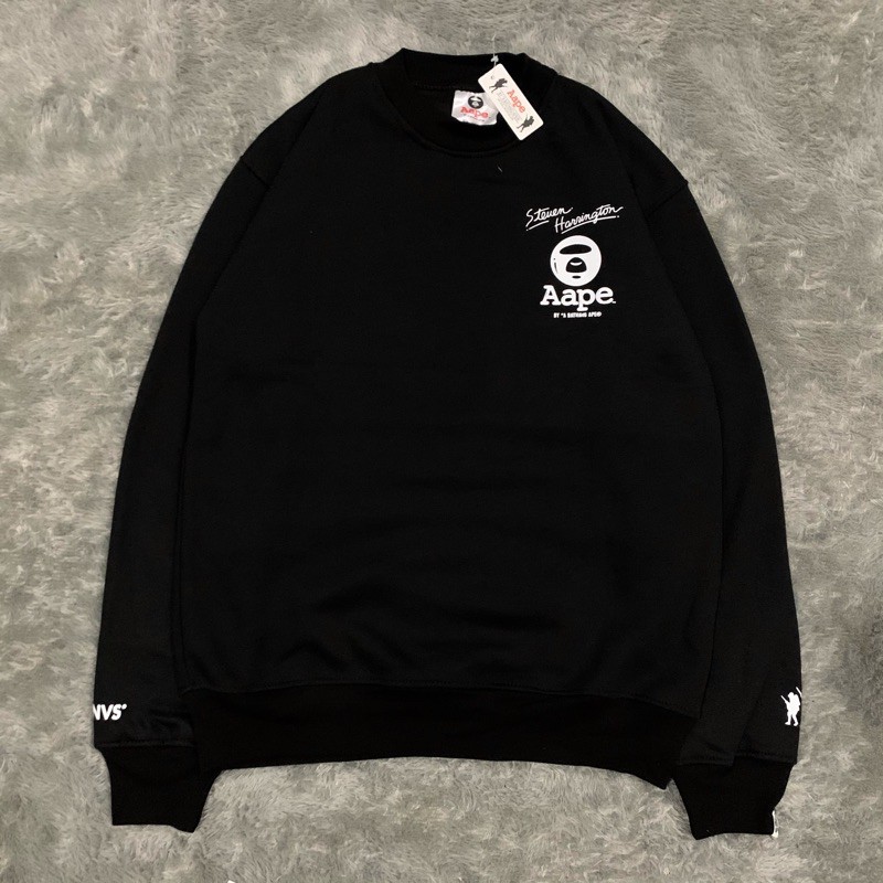 Sweater Crewneck Bape Aape X Steve Harrington FullTag &amp; Lebel