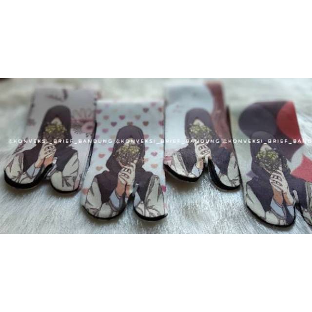  Kaos  kaki muslimah  printing shabby chic Shopee  Indonesia