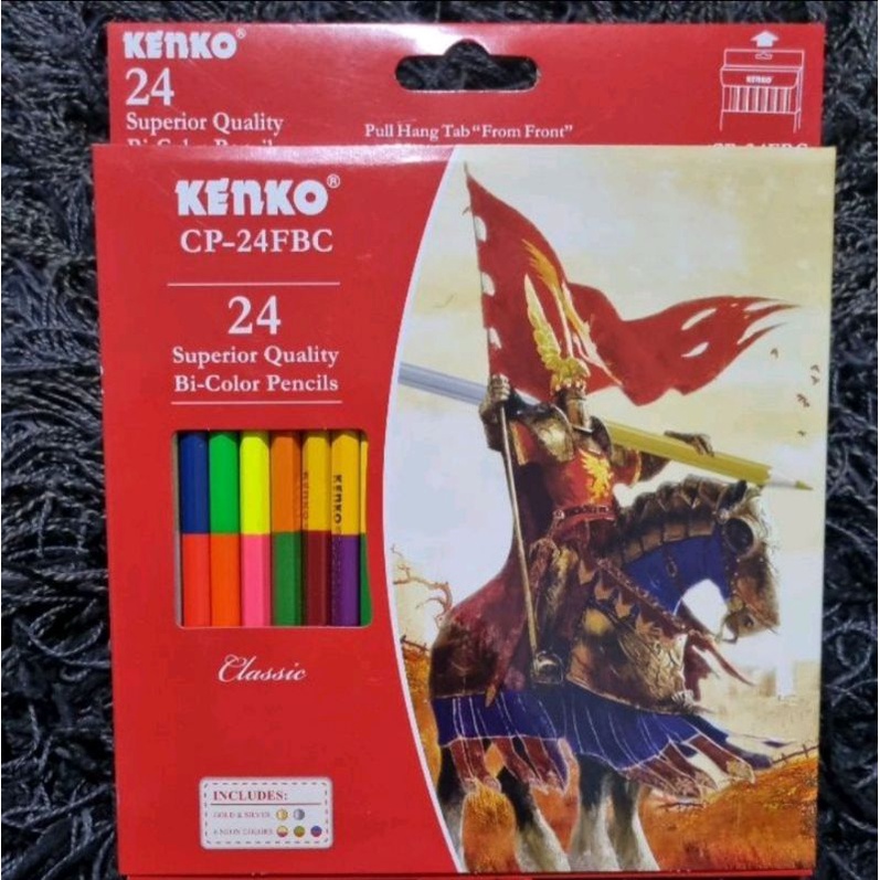 Kenko Pensil Warna CP-24FBC Isi 24 Warna