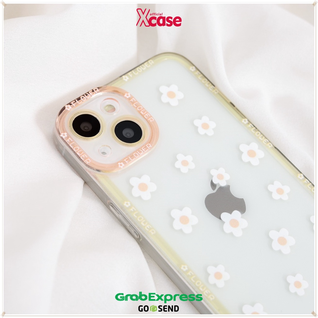 Clear Soft Case Little Flowers Full Lens Cover For iPhone 7 8 PLUS XR X XS MAX 11 12 13 MINI PRO MAX