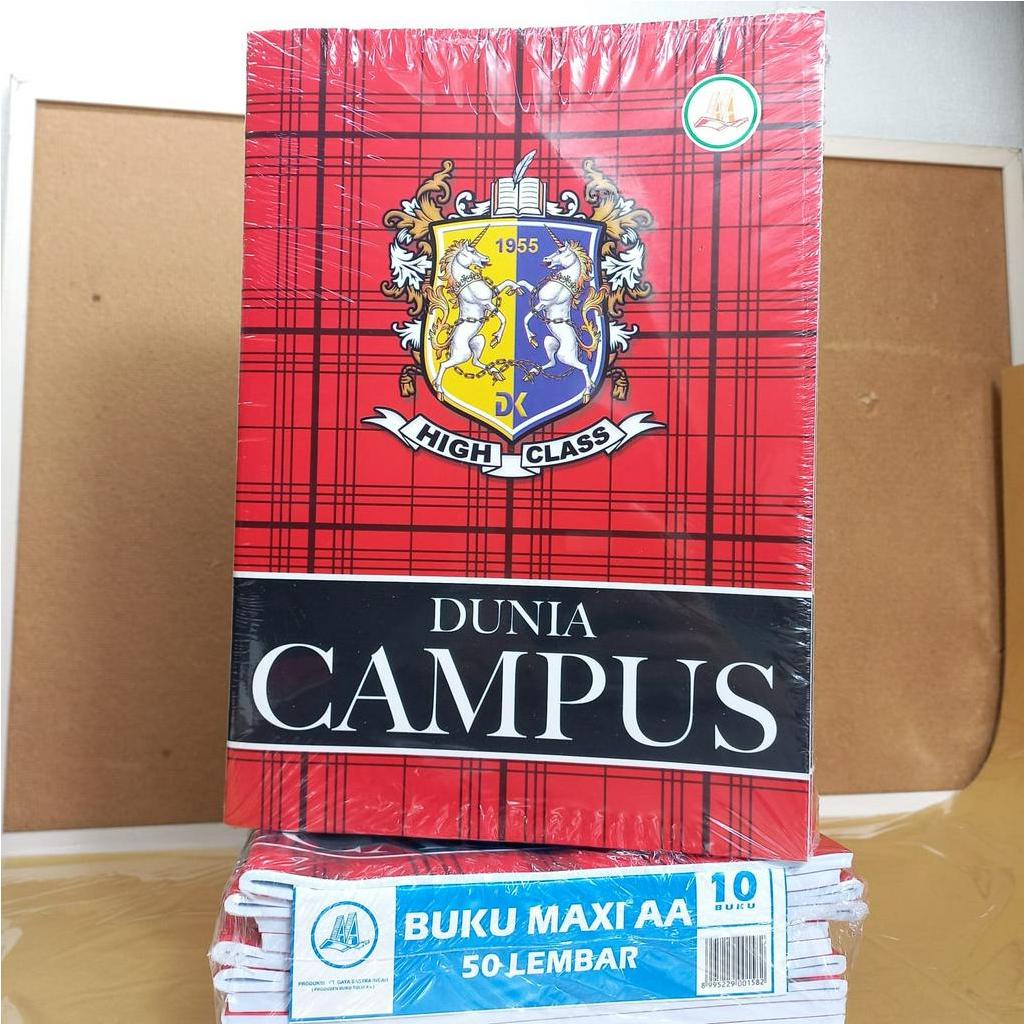 

Buku Tulis Campus AA 50 Lembar 1 PAK Isi 10 pc