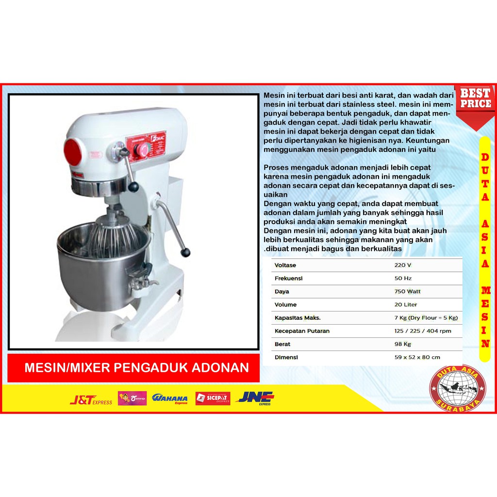 MIXER / PENGADUK ADONAN