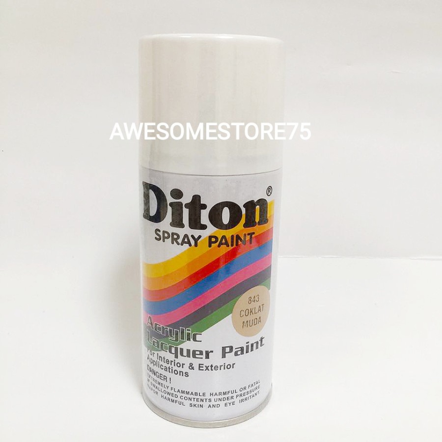 DITON 843 COKLAT MUDA Brown Cat Semprot Pilox Pylox