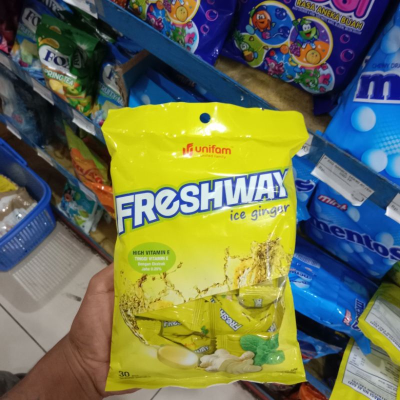 

Yummer l Permen Freshway Ice Ginger Candy Bag