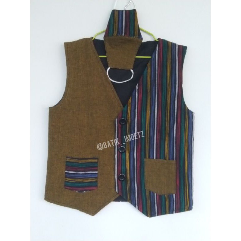 Rompi Batik Anak Laki / Vest Batik Anak Laki
