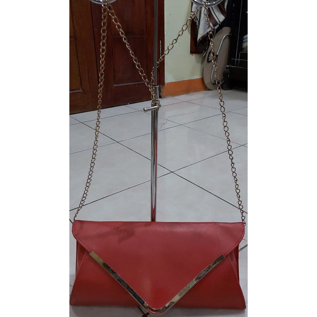 Clutch Preloved wanita mix kulit asli Ssamzie Market / clutch second / clutch bekas / tas wanita