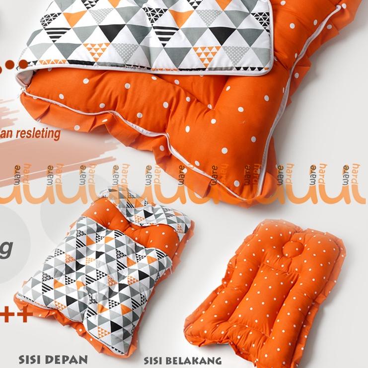 KASUR BAYI SLEEPINGBAG DENGAN SELIMUT TOPI BAHAN TEBAL DAN LEMBUT