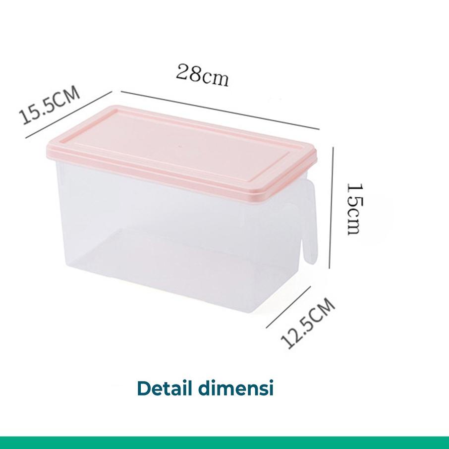 FRESHH Hongzhuo Kotak Makanan Kulkas Kitchen Storage Box Plastik Wadah Penyimpanan Makanan*