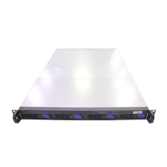 INDOCASE - IC1042 Case Rackmount 1U w/ PSU 500W 80+GOLD