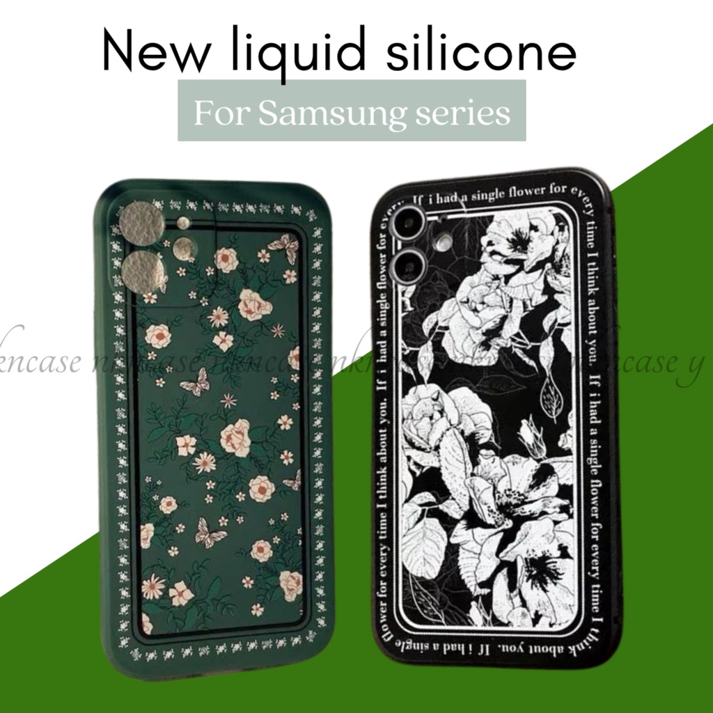 Samsung A10 A10S A30 A20 A50 A30S J2 PRIME J7 PRIME Softcase Aesthetic Vintage retro Casing Kembang 