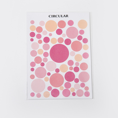 imoda 1lembar Stiker Berwarna-warni Lucu Diary Jurnal Alat Tulis Serpihan Scrapbooking DIY Dekorasi-J
