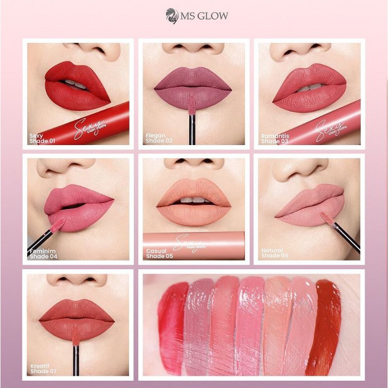 MS GLOW GLAM MATTE - MS GLOW LIPSCREAM Lipstik