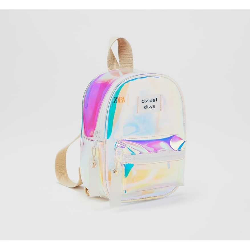 ZARA KIDS Tas Mini Backpack Hologram 