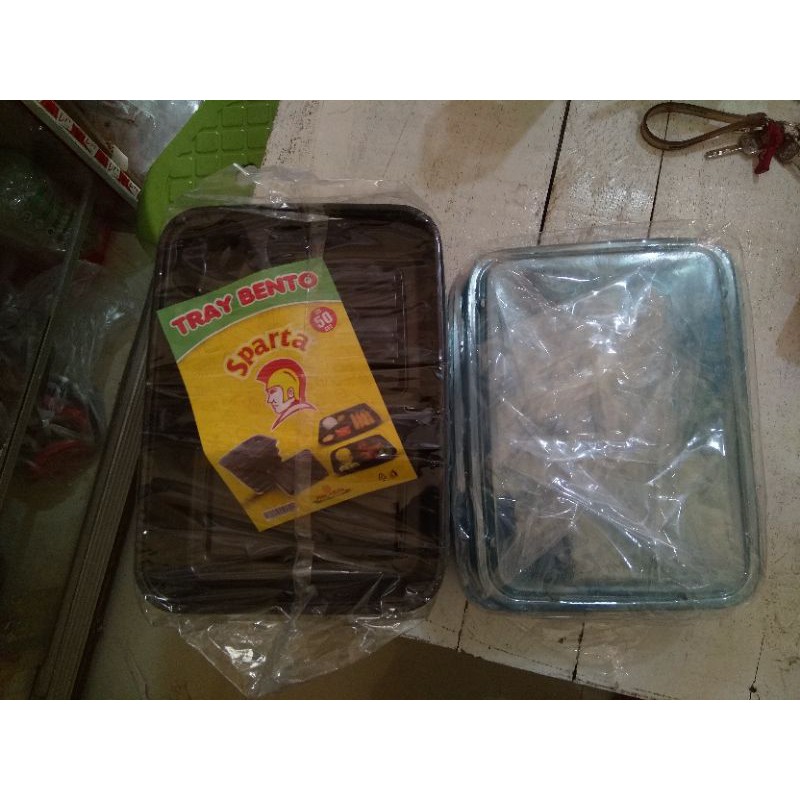 Mika Bento / Tray Bento Hitam Sparta