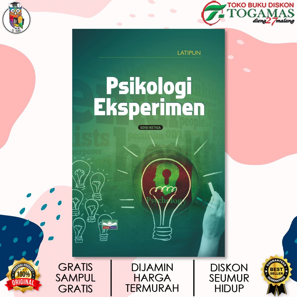 PSIKOLOGI EKSPERIMEN ED. 3 &amp; PSIKOLOGI KONSELING KARYA LATIPUN / UMM PRESS