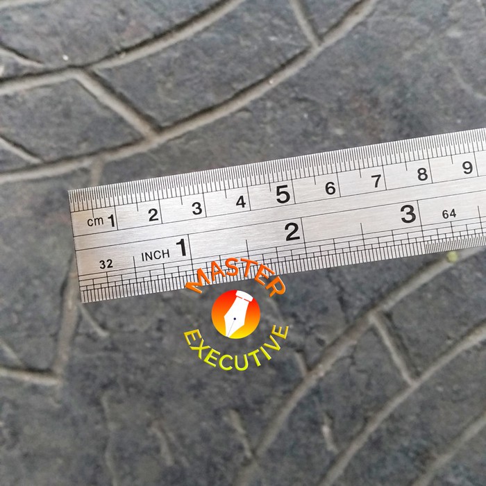 [Buah] Kenko 30 cm Penggaris Besi / Stainless Steel / Titanium / Anti Karat