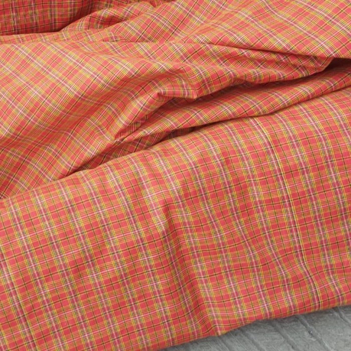 Kain Katun Motif Kotak-kotak Yarn Dyed. Yandet. YarnDyed. Lebar 150cm - 50cm