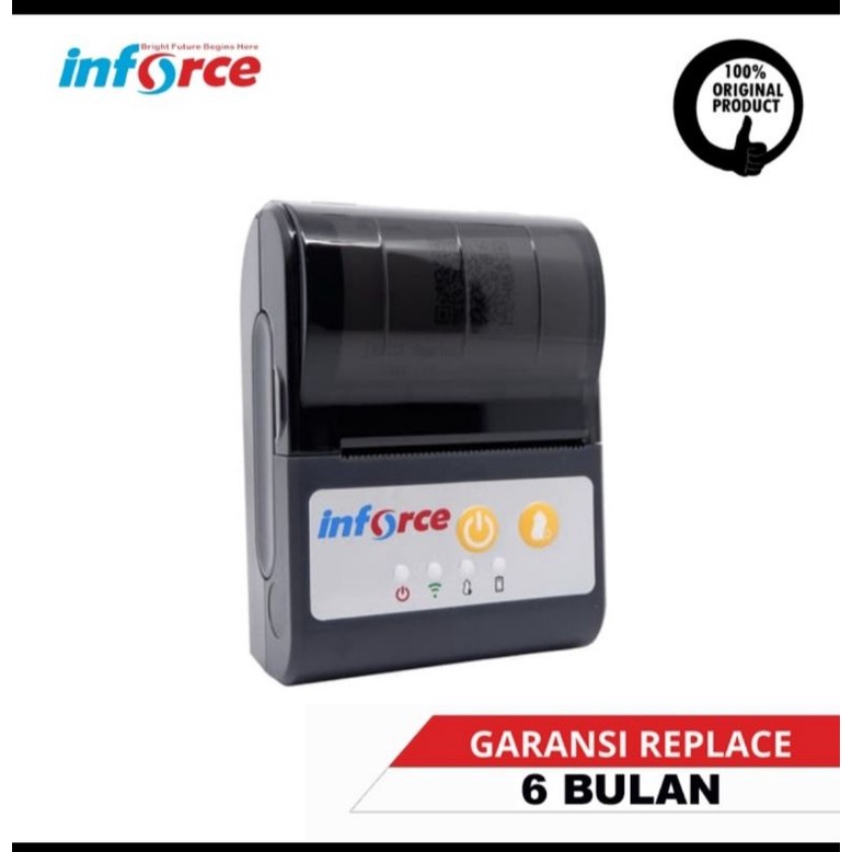 printer thermal portable inforce P58C include baterei