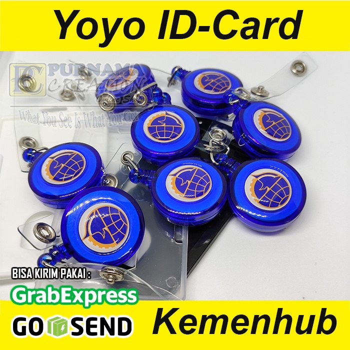 Yoyo IDCARD Kemenhub Kementerian Perhubungan warna biru