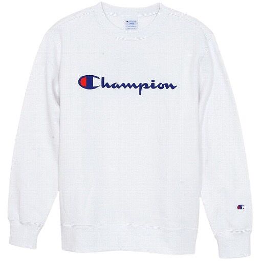 Crewneck Champion Grey Premium Bordir Full Tagh Motif Simple