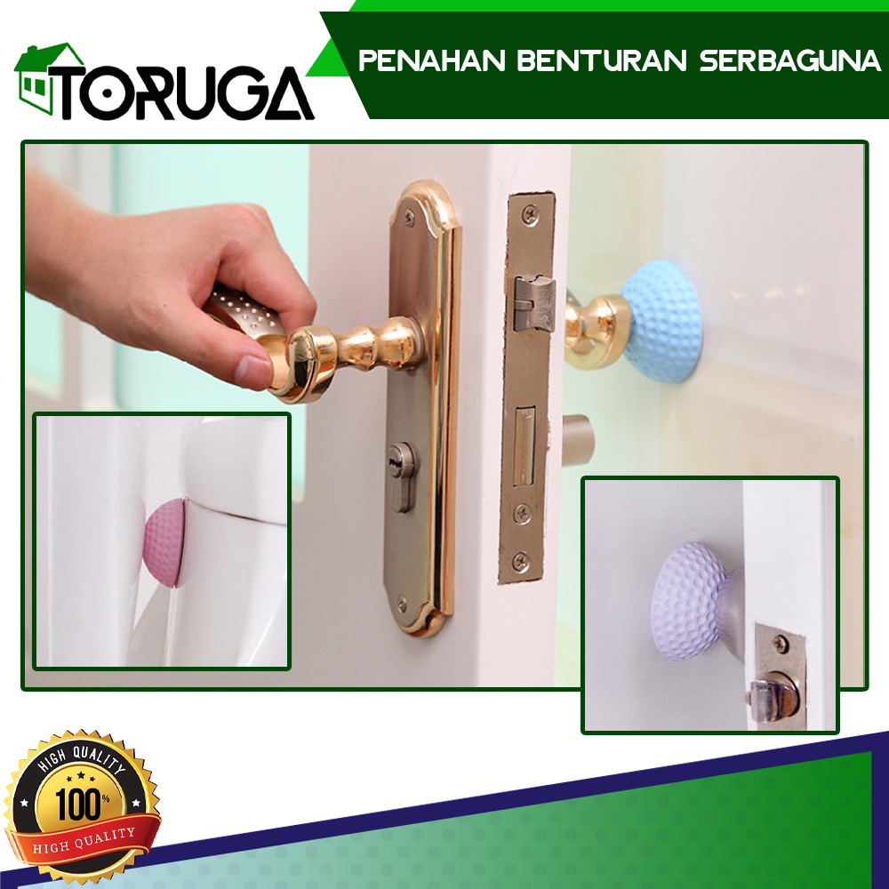 Penahan Benturan Pengaman Dinding Tembok Pelindung Pintu karet Door stopper / penahan pengaman peindung pengganjal pintu karet stopper Door