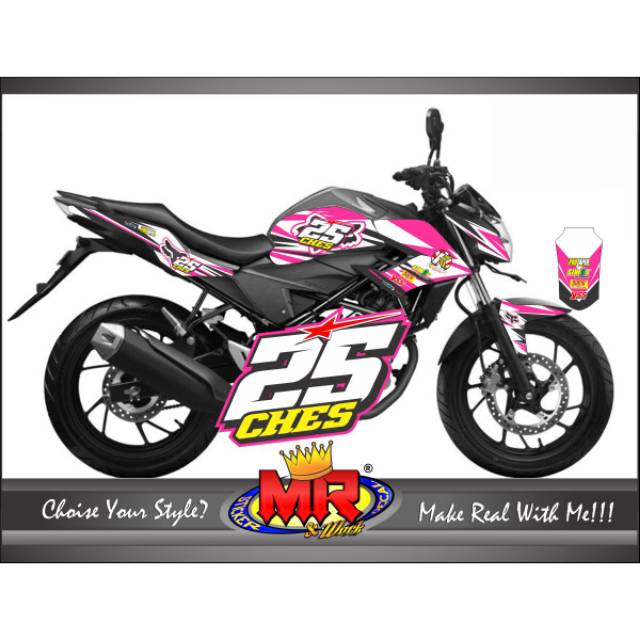 35+ Ide All New Cb150r Dengan Stiker Warna Hitam - Sticker ...