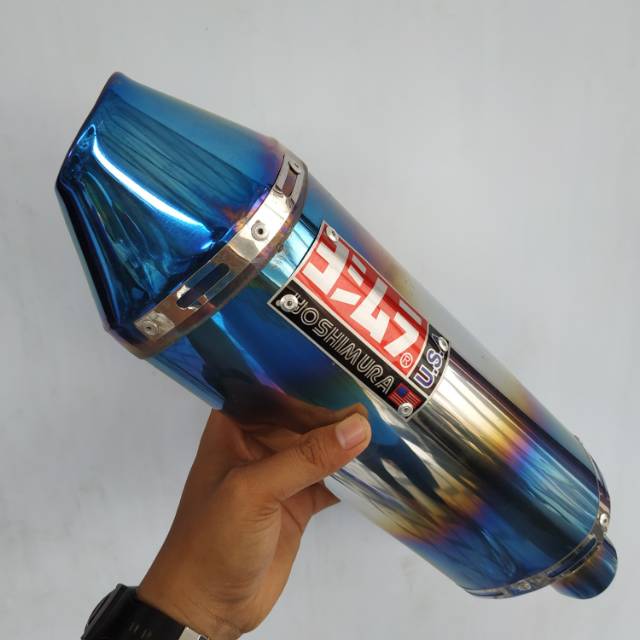 Yoshimura biru ccok untuk motor cc 150 dan 250