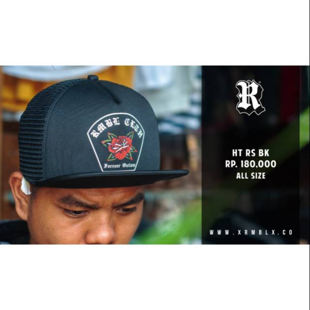 Rumble original HT RS BK, ilbabalanos_store official reseller Rumble cloth bali