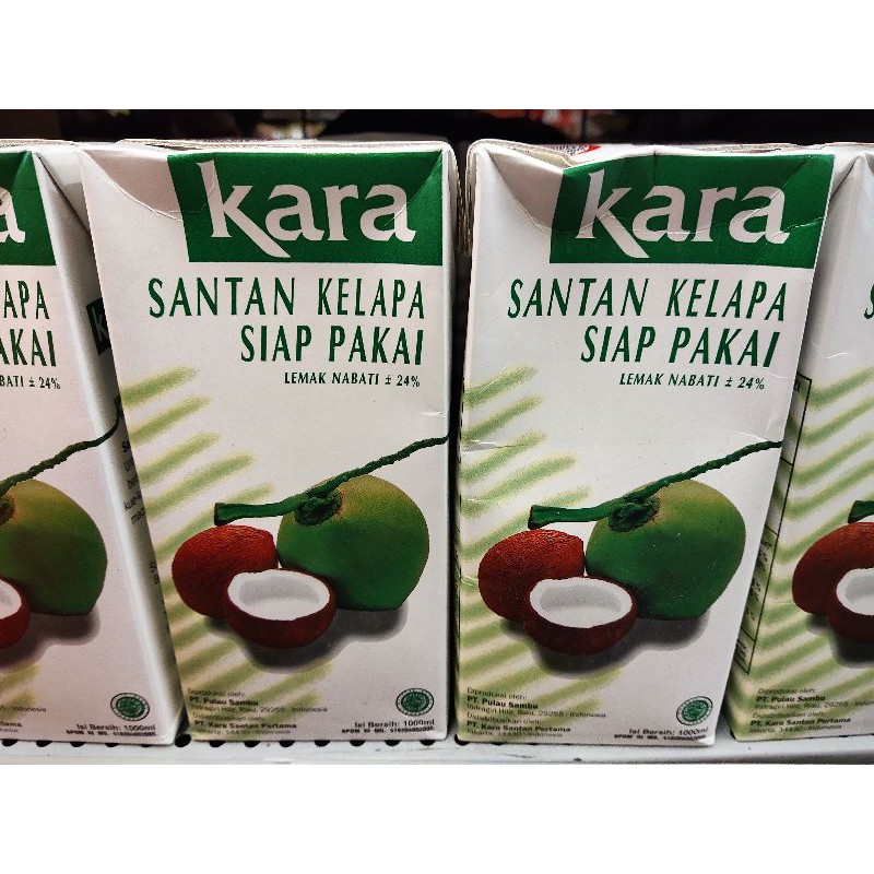

Kara Santan kelapa siap pakai 1 liter