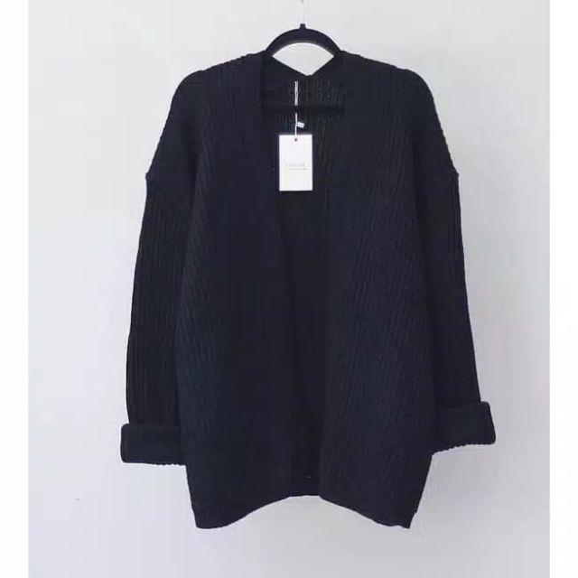 oversize kardy knit/sweaterajut-Navy
